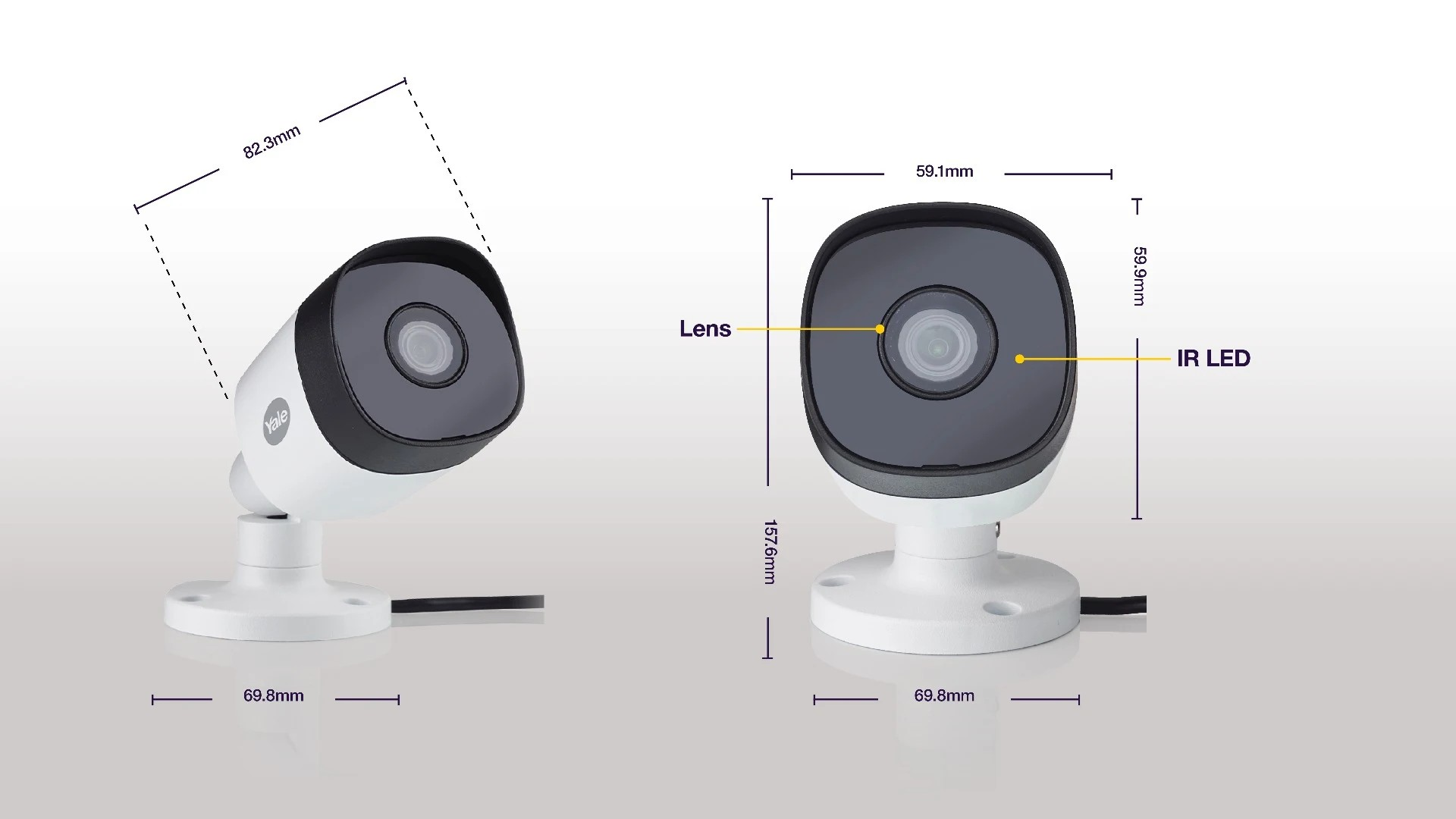 Extension de caméra Outdoor pour CCTV