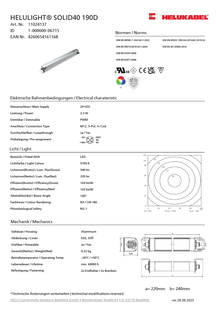 HELULIGHT SOLID40 190D ESGd