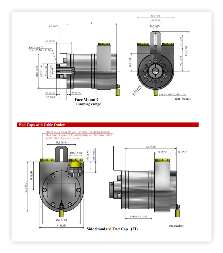 EXAG-H Dual Output Profibus/Incremental