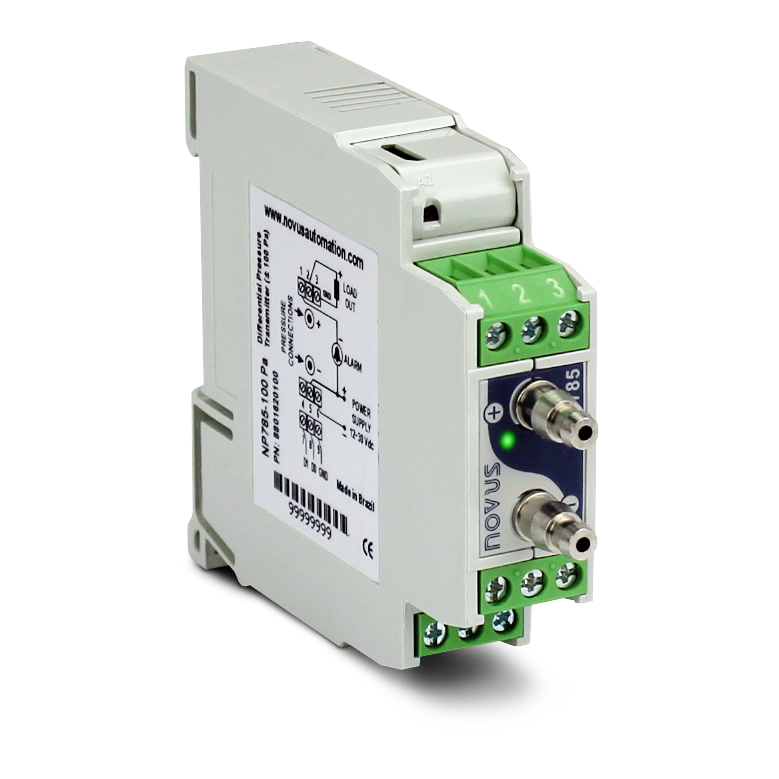 NP785 Dif. pres. DIN Rail, +-50 Pa