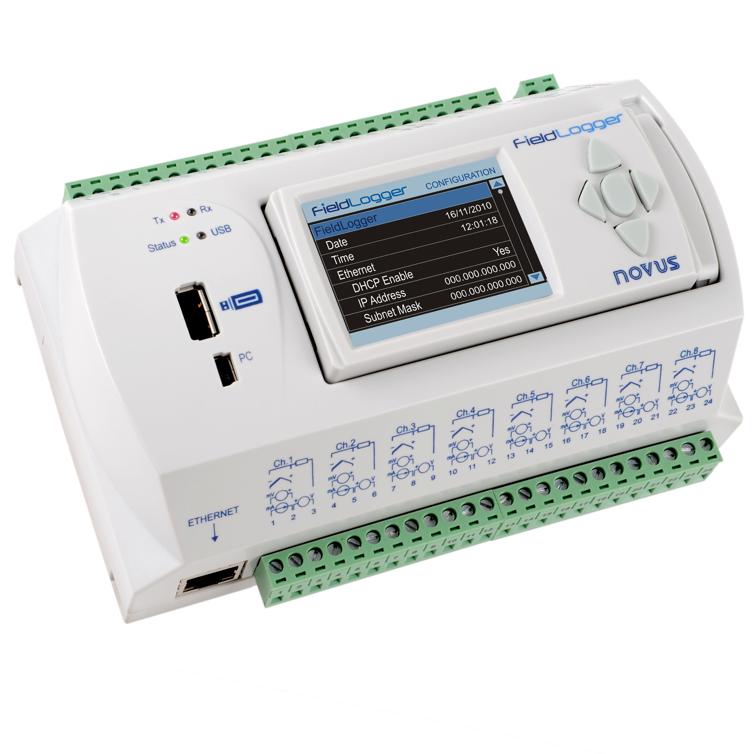 FieldLogger 24V Ethernet, RS485 M/S